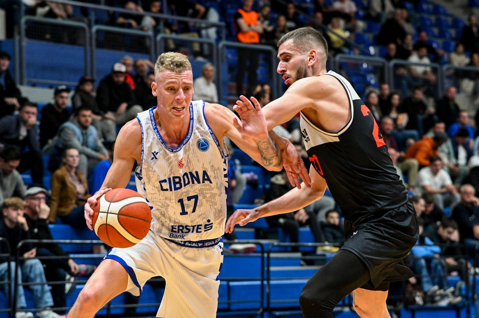 16.10.2025., KC Drazen Petrovic, Zagreb - Utakmica 1. kola skupine J, FIBA Europa Kup, KK Cibona - BC Bashkimi. Photo: Luka Antunac/PIXSELL