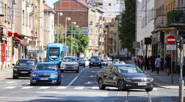 18.08.2025., Zagreb - Ilica od Mandalicine do ulice Sveti Duh pustena je u promet sedamnaest dana prije roka. Zbog rekonstrukcije vodoopskrbnog cjevovoda trebala je biti zatvorena do 01.09. 2025. Photo: Goran Stanzl/PIXSELL