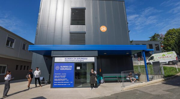 18.09.2025., KBC Sestre milosrdnice, Vinogradska 29, Zagreb - Gradjevinski radovi na KBC Sestre milosrdnice. Photo: Goran Stanzl/PIXSELL