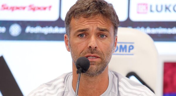 19.09.2025., Split - Trener Hajduka Gonzalo Garcia na konferenciji za medije uoci utakmice 7. kola SuperSport HNL-a izmedju Hajduka i Dinama. Photo: Ivana Ivanovic/PIXSELL