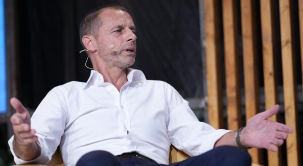 21.09.2024., Tvornica duhana - Weekend media festival, Rovinj (Hrvatska) - Panel “Panel Mediji I sport - brak iz interesa?” Na kojem je govorio Aleksander Ceferin, predsjednik UEFA, a sa kojim je razgovarala Milana Vlaovic Kovacek.
Photo: Dejan Rakita/Pixsell Photo: Dejan Rakita/PIXSELL/PIXSELL