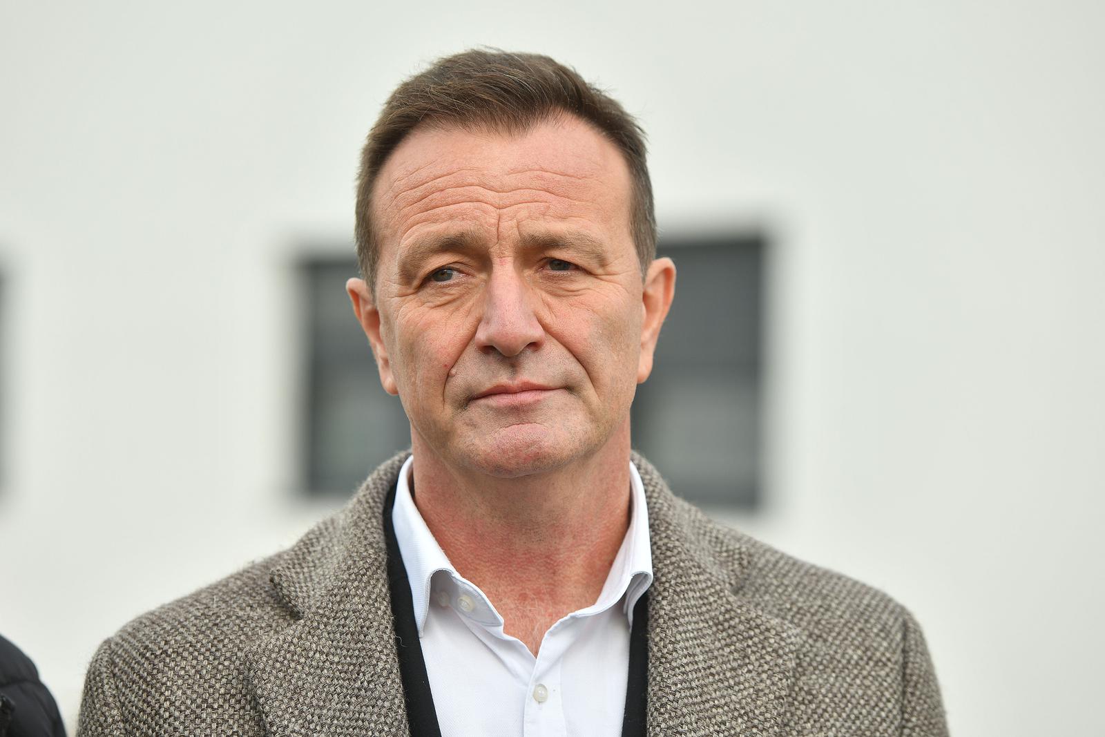 20.10.2025., Varazdin- Gradonacelnik Neven Bosilj obisao gradiliste gdje su pri kraju radovi na prvoj POS zgradi i gdje pocinje izgradnja druge POS zgrade. Neven Bosilj. Photo: Vjeran Zganec Rogulja/PIXSELL