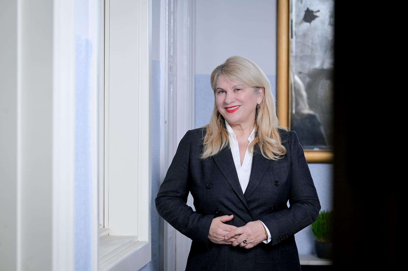 23..01.2025., Zagreb - Vesna Skare Ozbolt, hrvatska politicarka i pravnica.

 Photo: Sandra Simunovic/PIXSELL