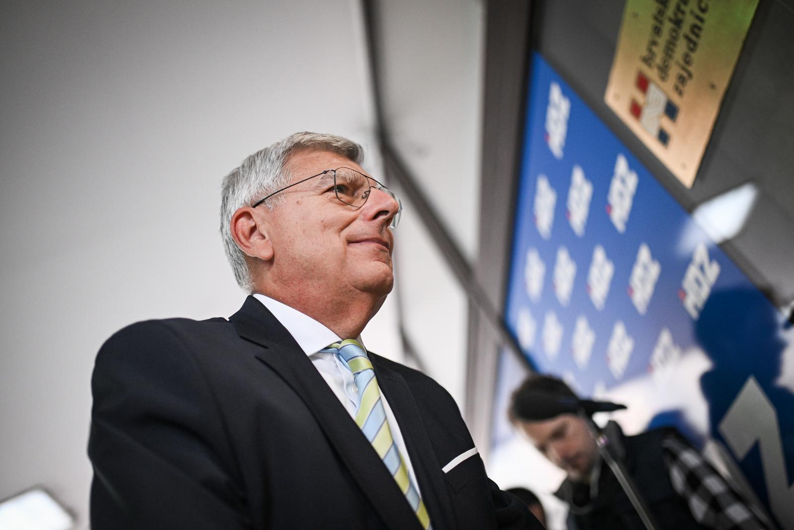 24.09.2025., Zagreb - Dolazak clanova HDZ-a na zajednicku sjednicu Predsjednistva i Nacionalnog odbora HDZ-a. Zeljko Reiner Photo: Josip Regovic/PIXSELL