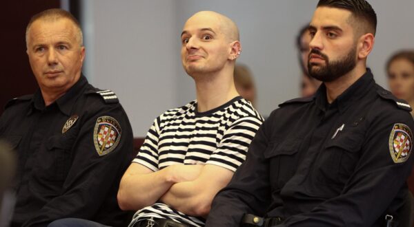 24.10.2023.,Split - Danas je na splitskom Zupanijskom sudu objavljena presuda Filipu Zavadlavu za trostruko ubojstvo. Ponovno je osuđen 40 godina zatvora. Photo: Ivana Ivanovic/PIXSELL