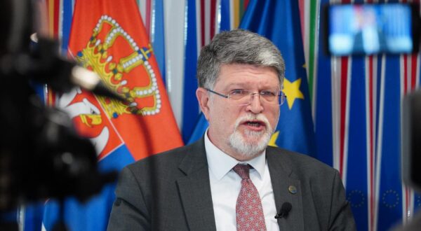 26, February, 2025, Belgrade - The European Parliament rapporteur for Serbia, Tonino Picula, took the opportunity to talk to journalists in Belgrade at the end of his visit. Tonino Picula. Photo: M.M./ATAImages

26, februar, 2025, Beograd - Izvestilac Evropskog parlamenta za Srbiju Tonino Picula iskoristio je priliku da razgovara sa novinarima u Beogradu na kraju svoje posete. Photo: M.M./ATAImages Photo: M.M/ATA Images/PIXSELL