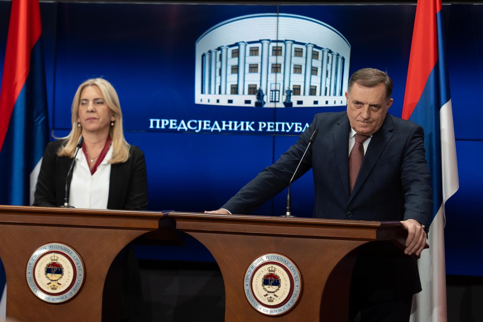 Željka Cvijanović i Milorad Dodik