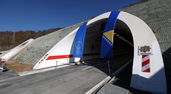 28.10.2022., Sarajevo, Bosna i Hercegovina - Predsjednica Evropske komisije Ursula von der Leyen otvorila je novu dionicu koridora 5C.
 Photo: Armin Durgut/PIXSELL