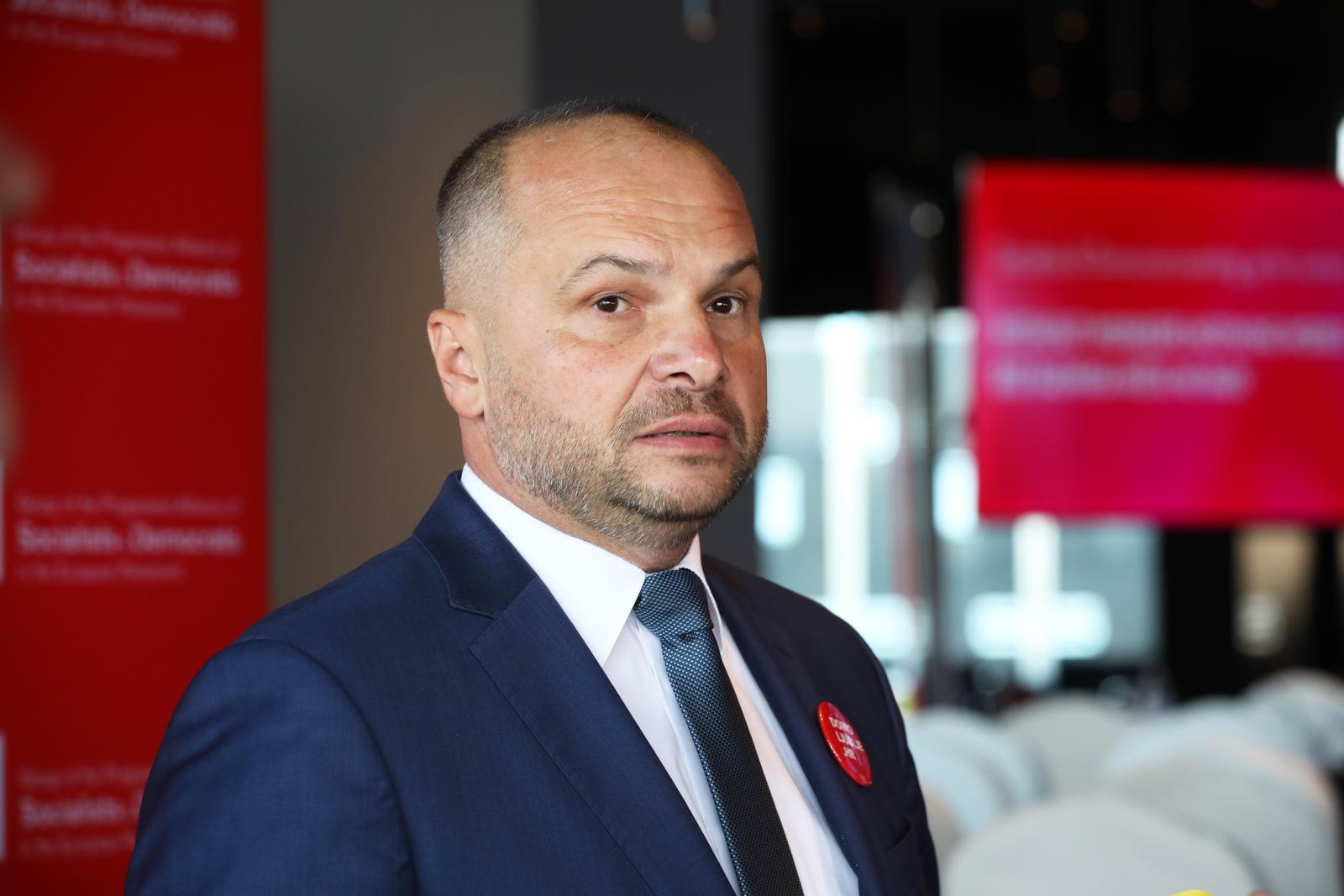 29.09.2025., Opatija -  Susret kluba socijalista i demokrata u Europskom parlamentu (S&D). Izjave su dali Sinisa Hajdas Doncic, Biljana Borzan i Iratxe Garcia Pirez (predsjednica S&D grupe. Photo: Goran Kovacic/PIXSELL