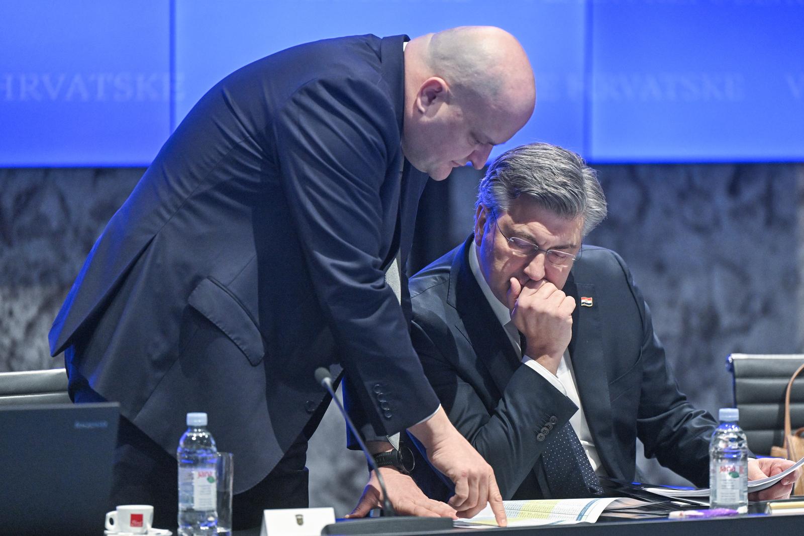 Ante Šušnjar i Andrej Plenković