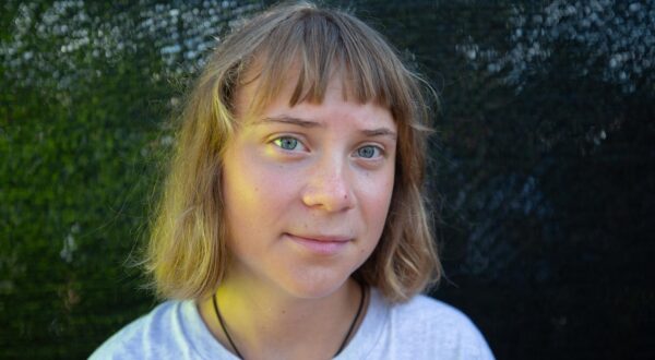 Swedish climate activist Greta Thunberg, before embarking on the boat, part of a civilian flotilla aiming at breaking the Israeli blockade of the Gaza Strip, in the port of Barcelona, Spain on August 31, 2025. The flotilla carrying humanitarian aid and activists is expected to arrive at the Gaza coast in mid-September. Photo by Wahaj Bani Moufleh/Middle East Images/ABACAPRESS.COM Photo: Middle East Images/ABACA/ABACA
