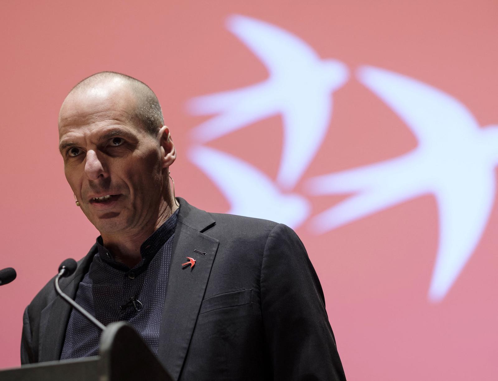 Presentation Of The First-Ever Transnational List For The European Elections DiEM25 Economist and Greek politician Yanis Varoufakis is talking during a conference on the upcoming european elections in may 2019. As General Secretary of MeRA25 (European Realistic Disobedience Front ( ?????? ?????????? ??????????? ????????? / ????25) Yánis Varoufákis is candidate for the European Commission Presidency. - Photo by T Monasse/ANDBZ/ABACAPRESS.COM Monasse Thierry/ANDBZ/ABACA /PIXSELL