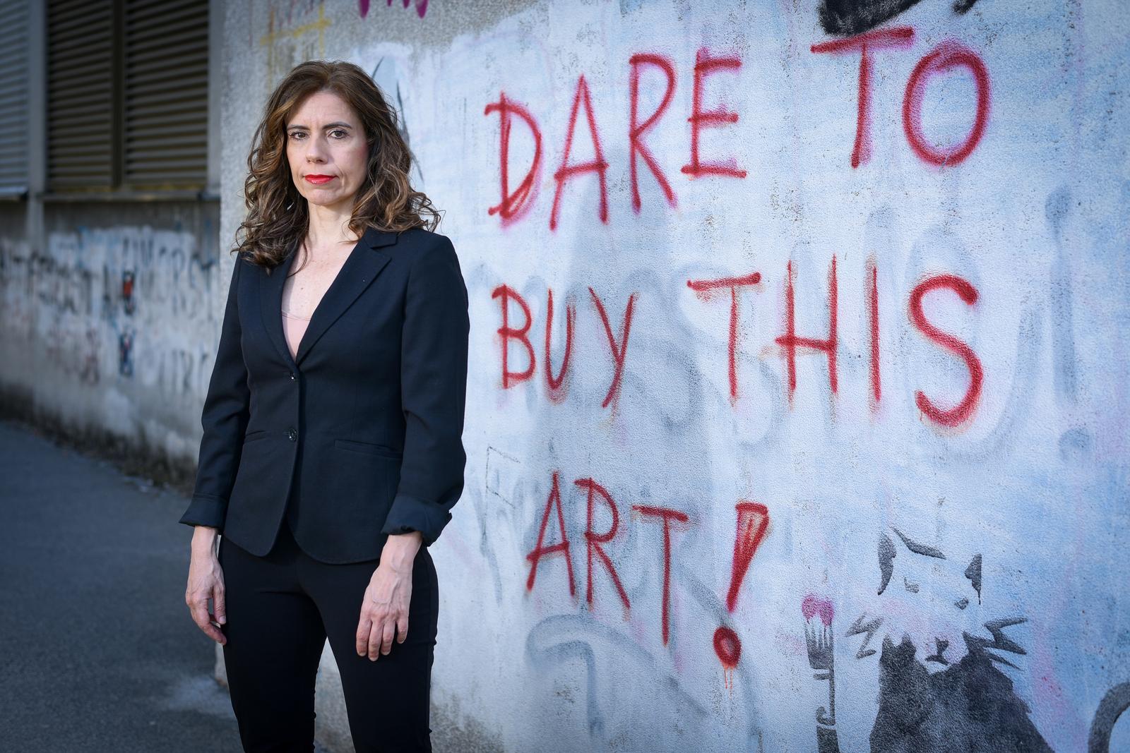 03.05.2025., Zagreb - Katarina Peovic, predsjednica Radnicke fronte.  Photo: Sasa Zinaja/NFoto/NFOTO