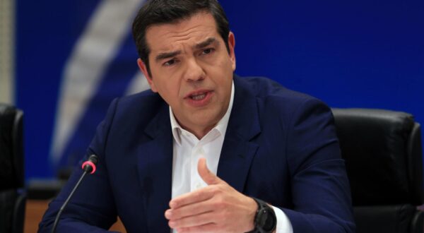 GREECE-ATHENS-BAILOUT-PRESS CONFERENCE (190507) -- ATHENS, May 7, 2019 (Xinhua) -- Greek Prime Minister Alexis Tsipras speaks during a press conference in Athens, Greece, on May 7, 2019. The Greek government announced on Tuesday a package of measures to relieve the burden on taxpayers in the post-bailout era. (Xinhua/Marios Lolos) Marios Lolos  Photo: XINHUA/PIXSELL